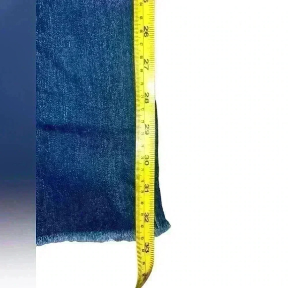 Paige Regular Off Ankle Cropped Denim Jeans Size 29 Normcore Button Medium - Picture 3 of 6